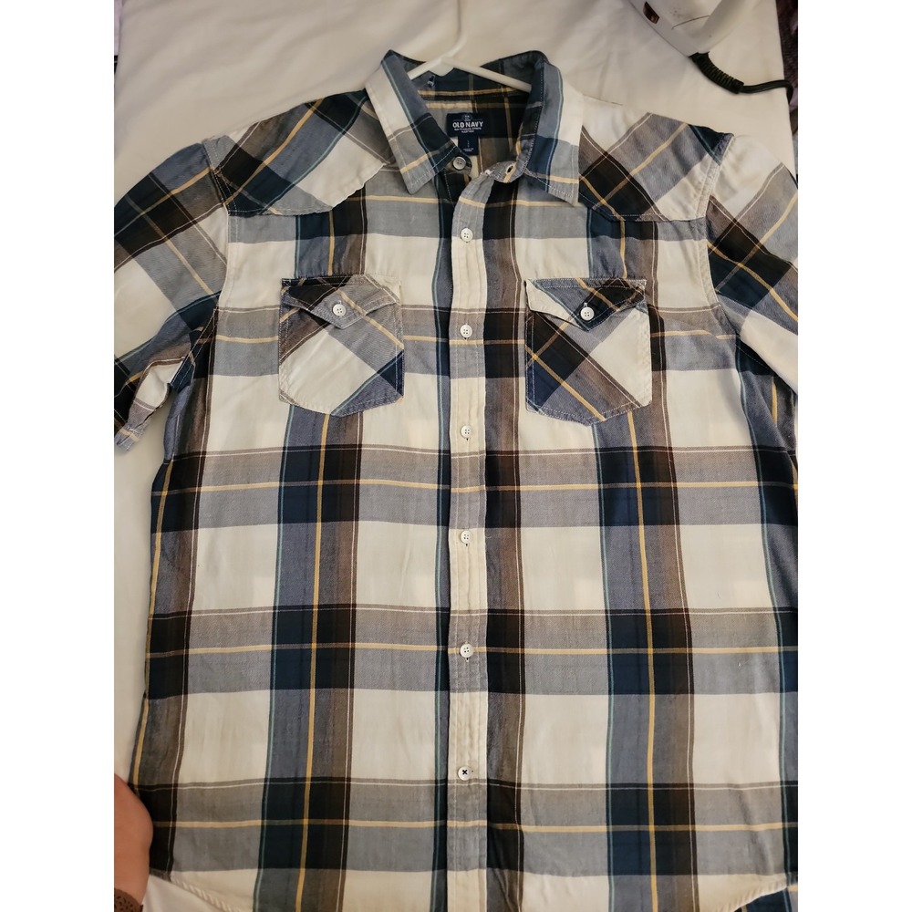 Old Navy Slim Fit Plaid Shirt